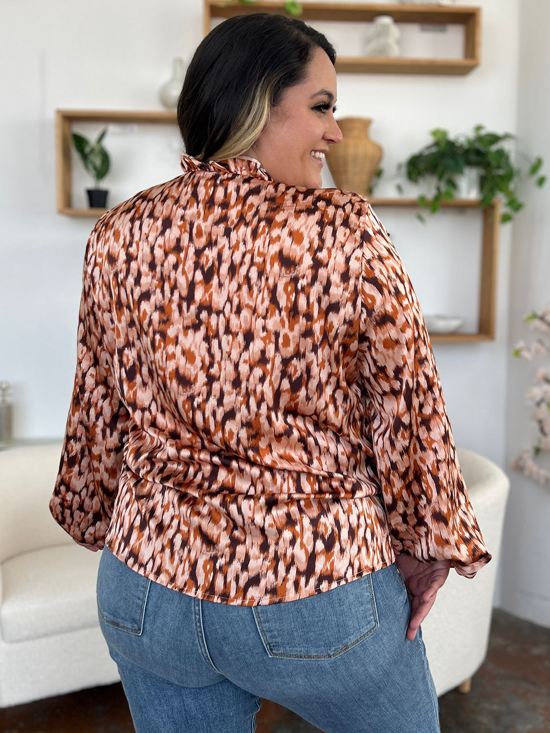 Kathy Printed Long Sleeve Shirt