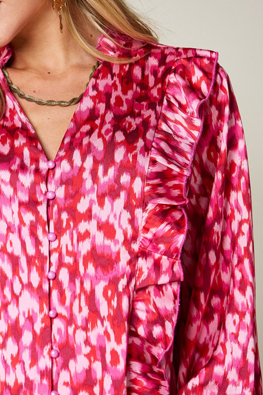 Kathy Printed Long Sleeve Shirt