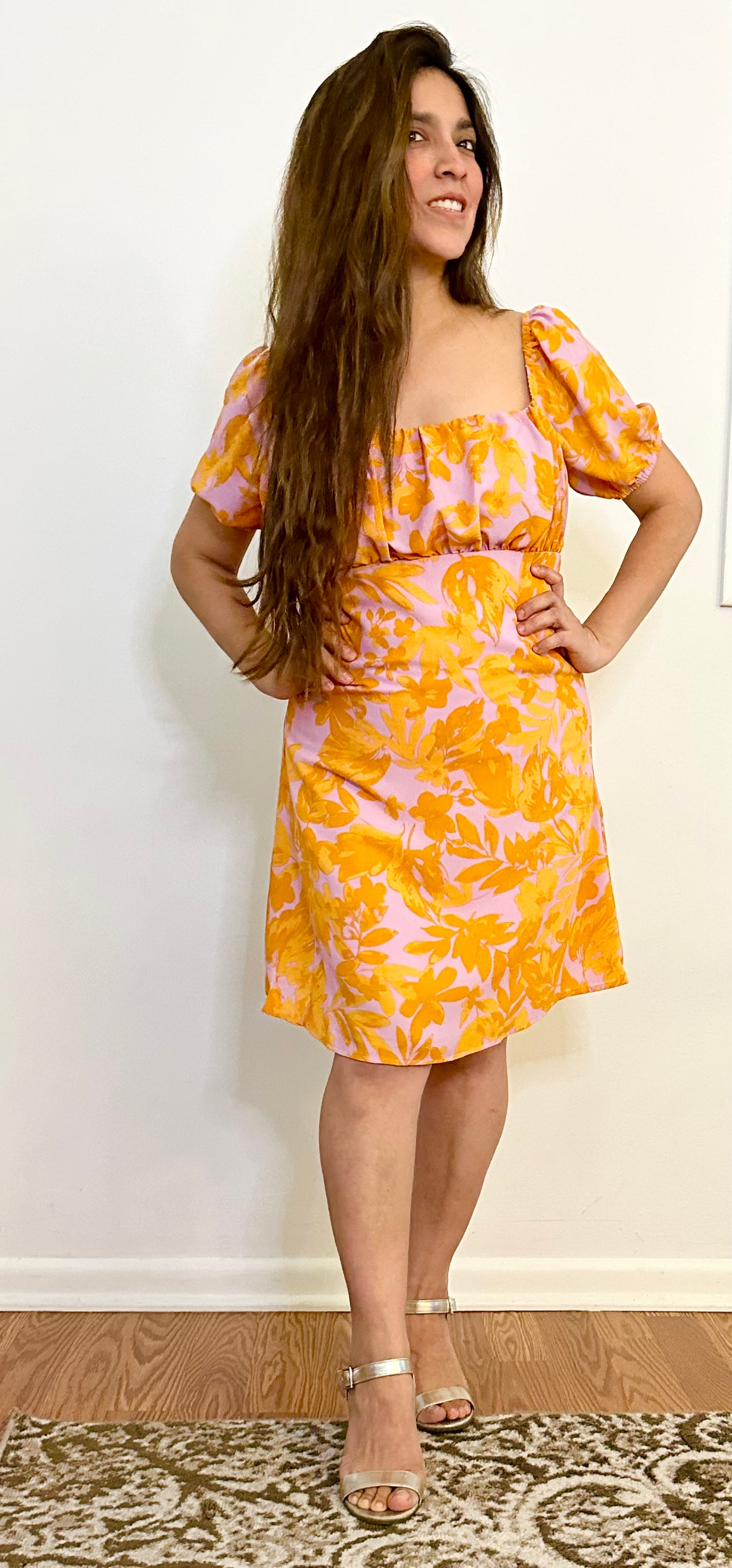 Gilli Floral Short Sleeve Dress