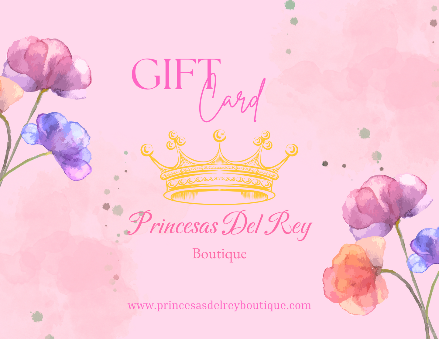 Princesas Del Rey Gift Card