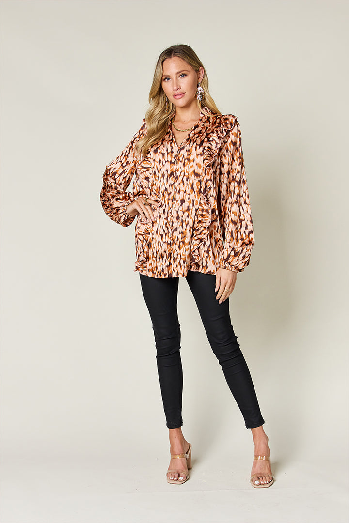 Kathy Printed Long Sleeve Shirt