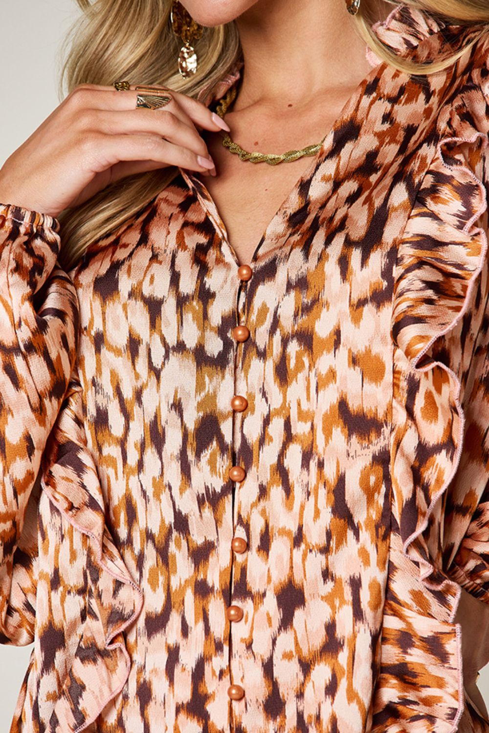 Kathy Printed Long Sleeve Shirt