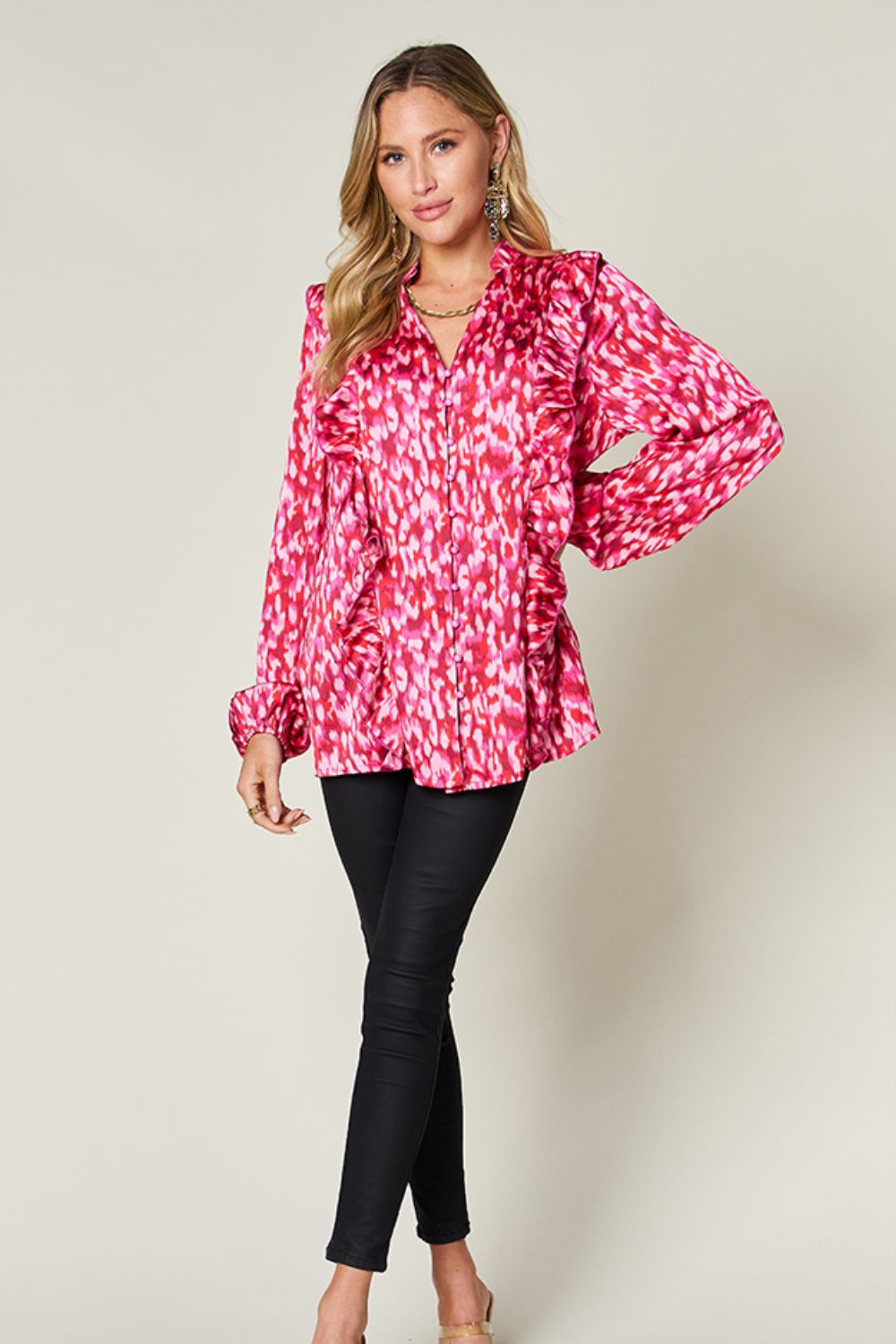 Kathy Printed Long Sleeve Shirt
