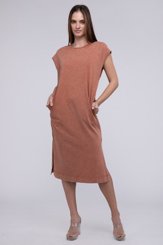 Shelly Casual Sleeveless Midi Dress