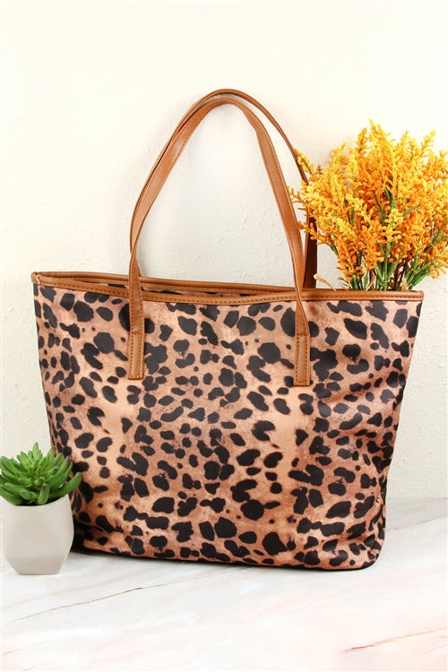 Leopard Print Tote Bag