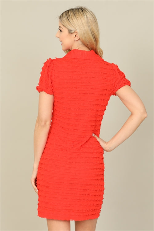 Ces Femme Red Orange Dress