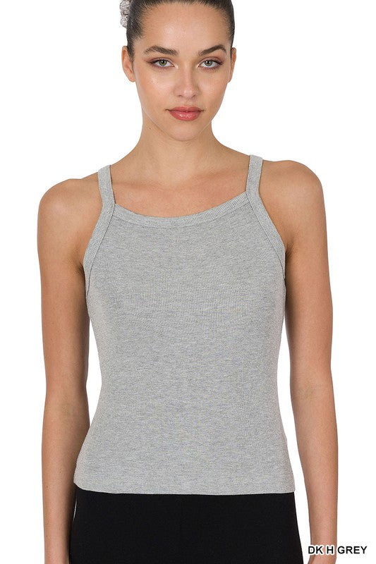 RIBBED SOFT RAYON CAMI