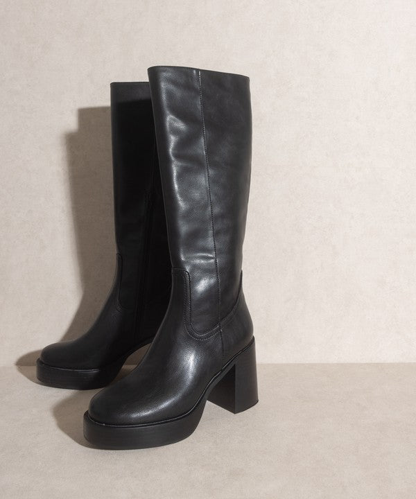 Platform Knee-High Boots