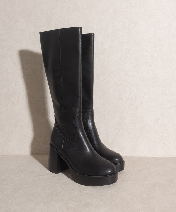 Platform Knee-High Boots