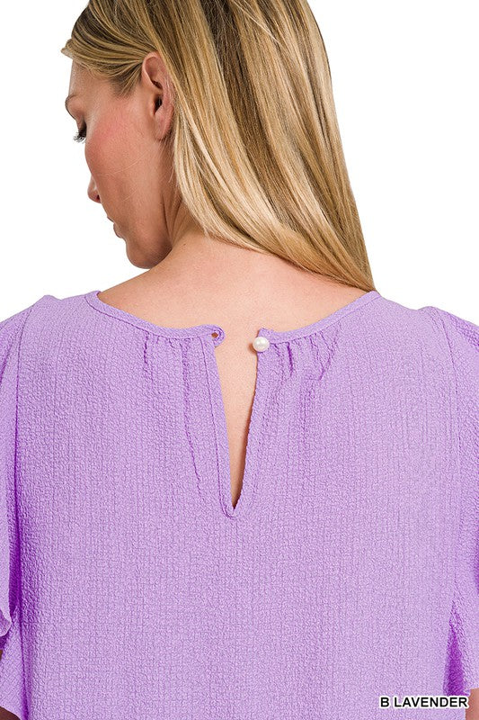 Airflow Flutter Sleeve Top