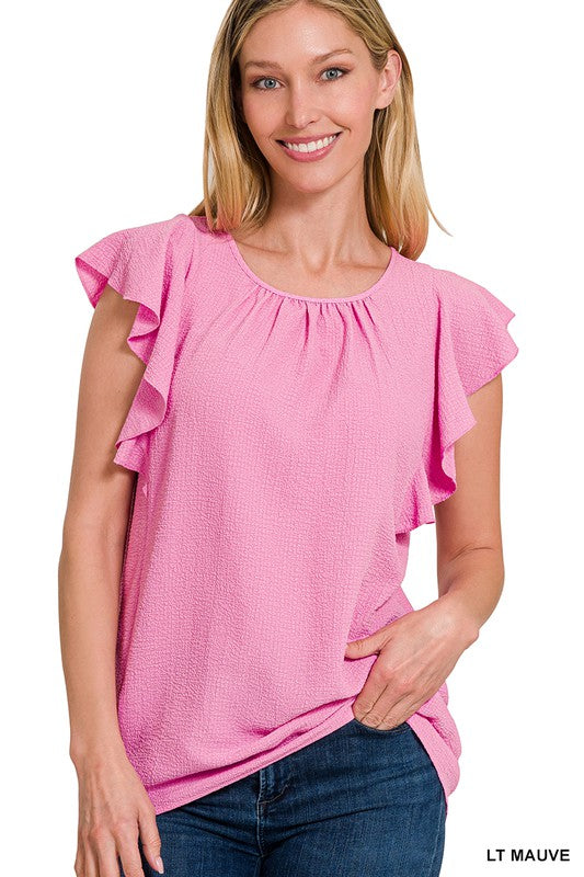 Airflow Flutter Sleeve Top