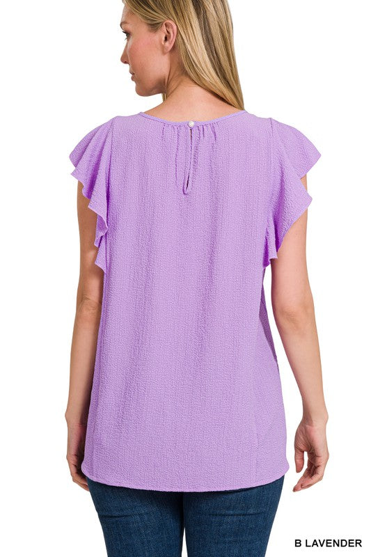 Airflow Flutter Sleeve Top