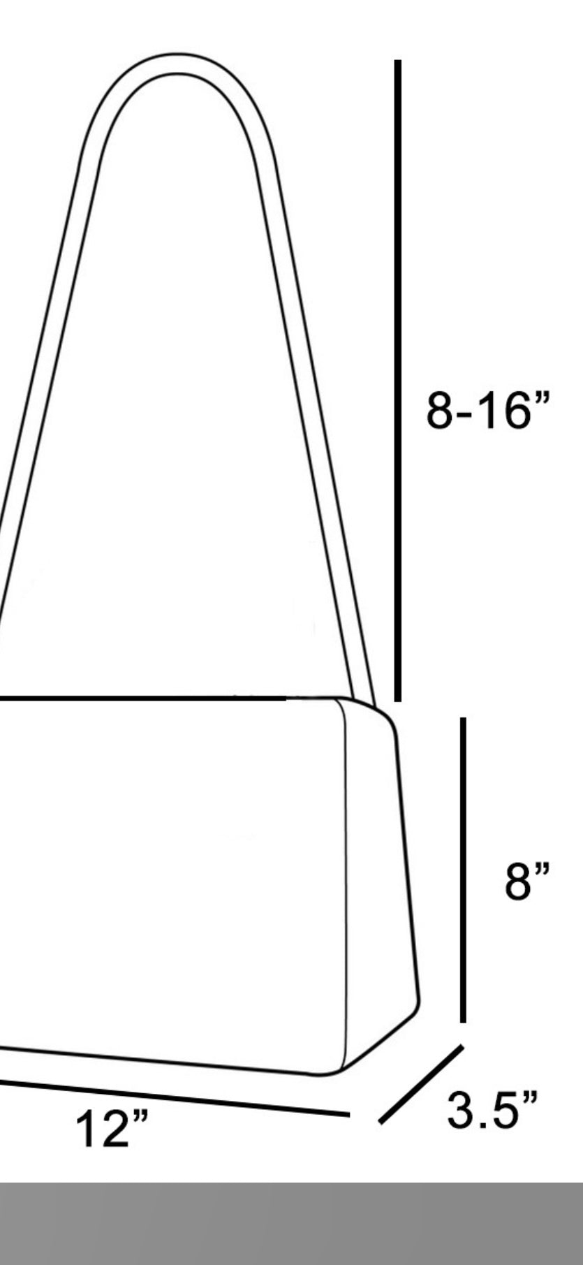 Glossy Leather Shoulder Bag