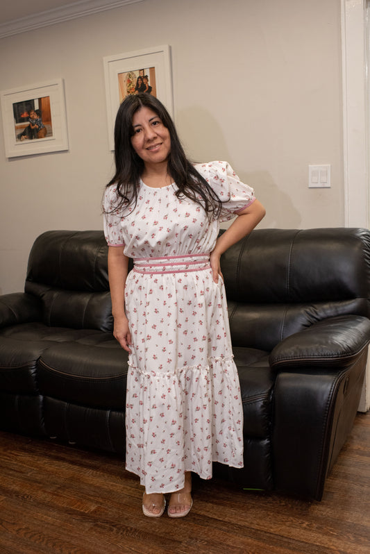 Umgee Floral Midi Dress