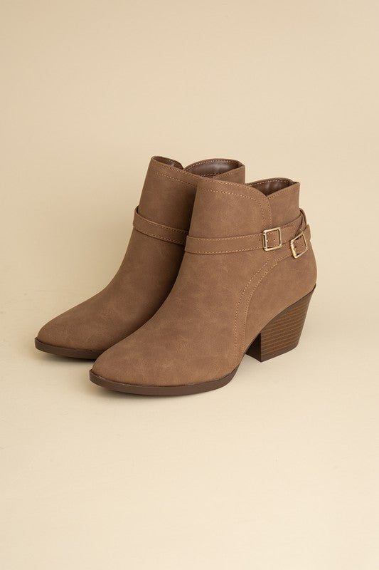 Ankle Buckle Boots