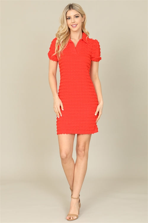 Ces Femme Red Orange Dress