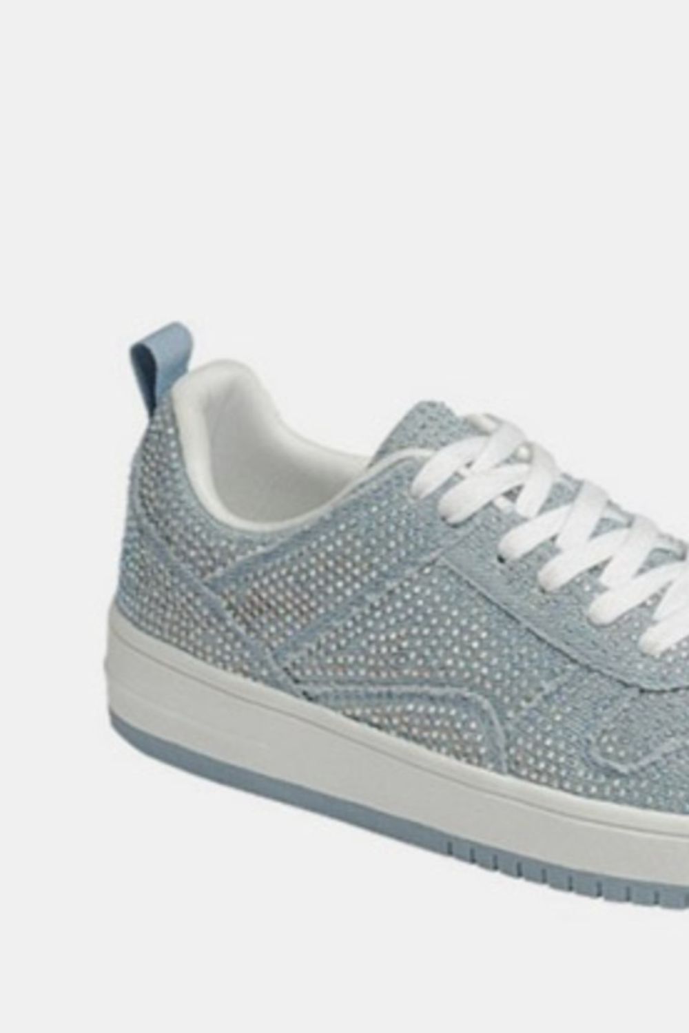 Rhinestone Denim Sneakers