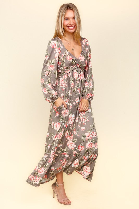 Floral Dress With Pockets