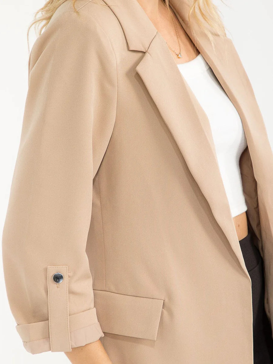 3/4 Sleeve Blazer