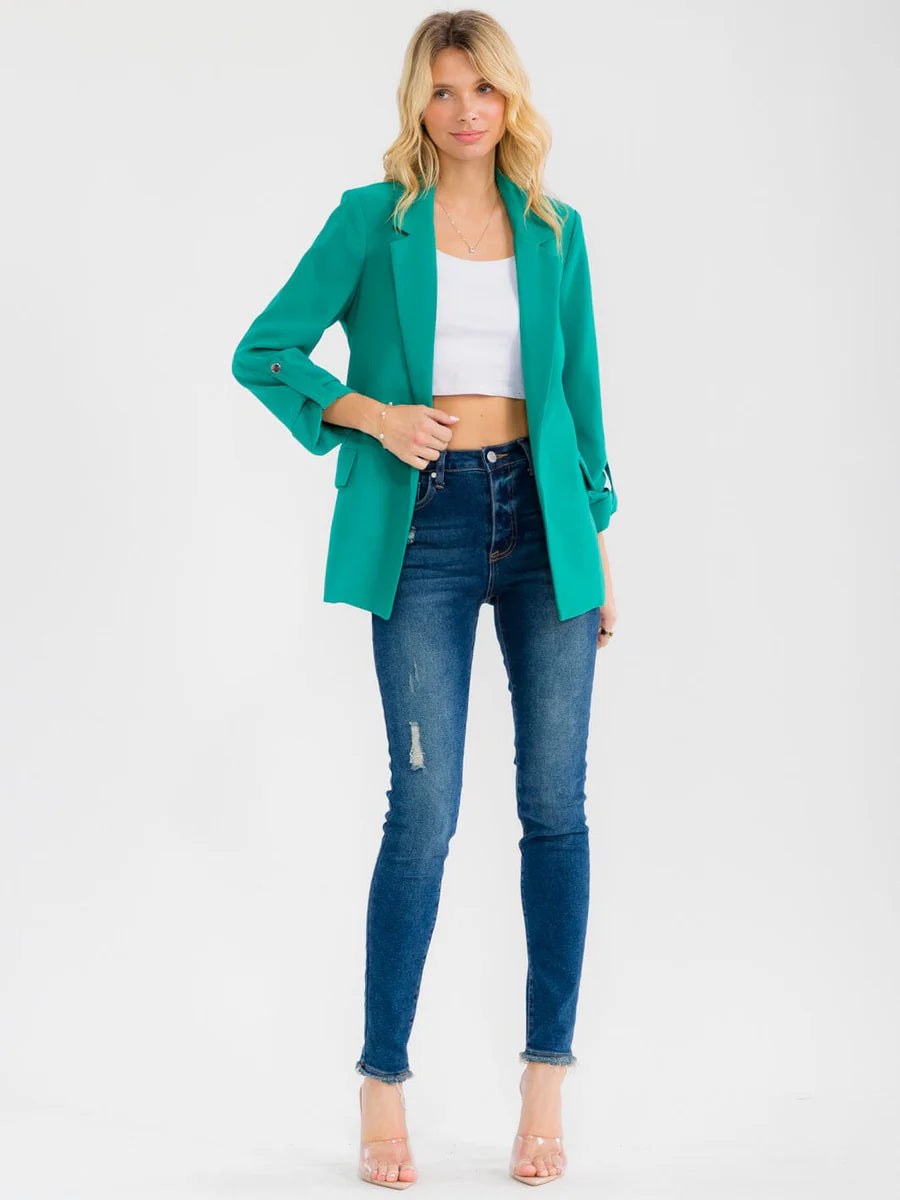 3/4 Sleeve Blazer