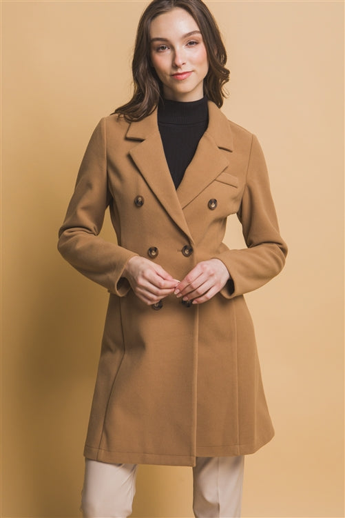 Love Tree Camel Coat