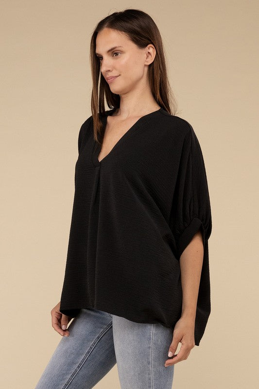 Airflow Puff Half Sleeve Top