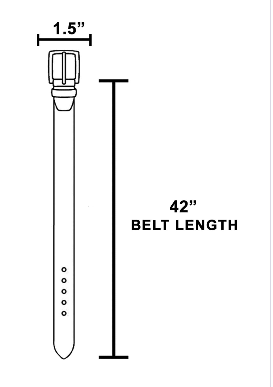 Faux Leather Stitch Style Belt