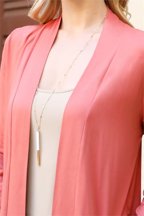 Terracota Long Sleeve Cardigan