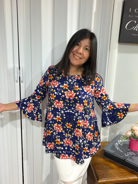 Floral Print Woven Top