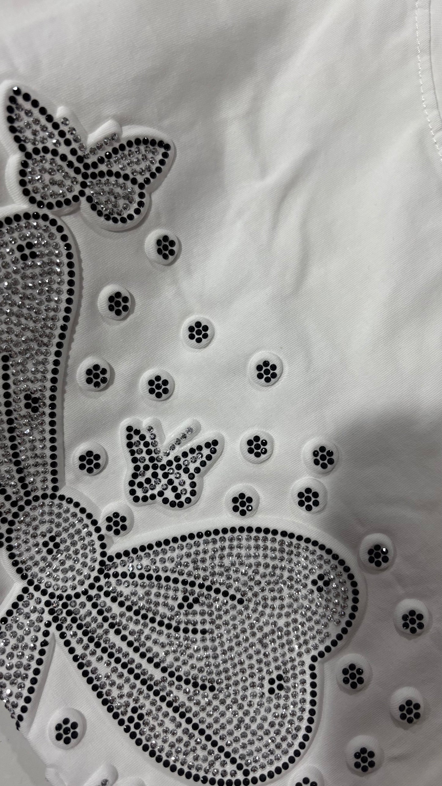 Rhinestone Bow Top