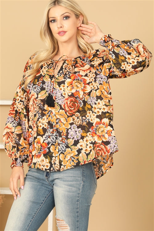 Katherine Floral Print Blouse