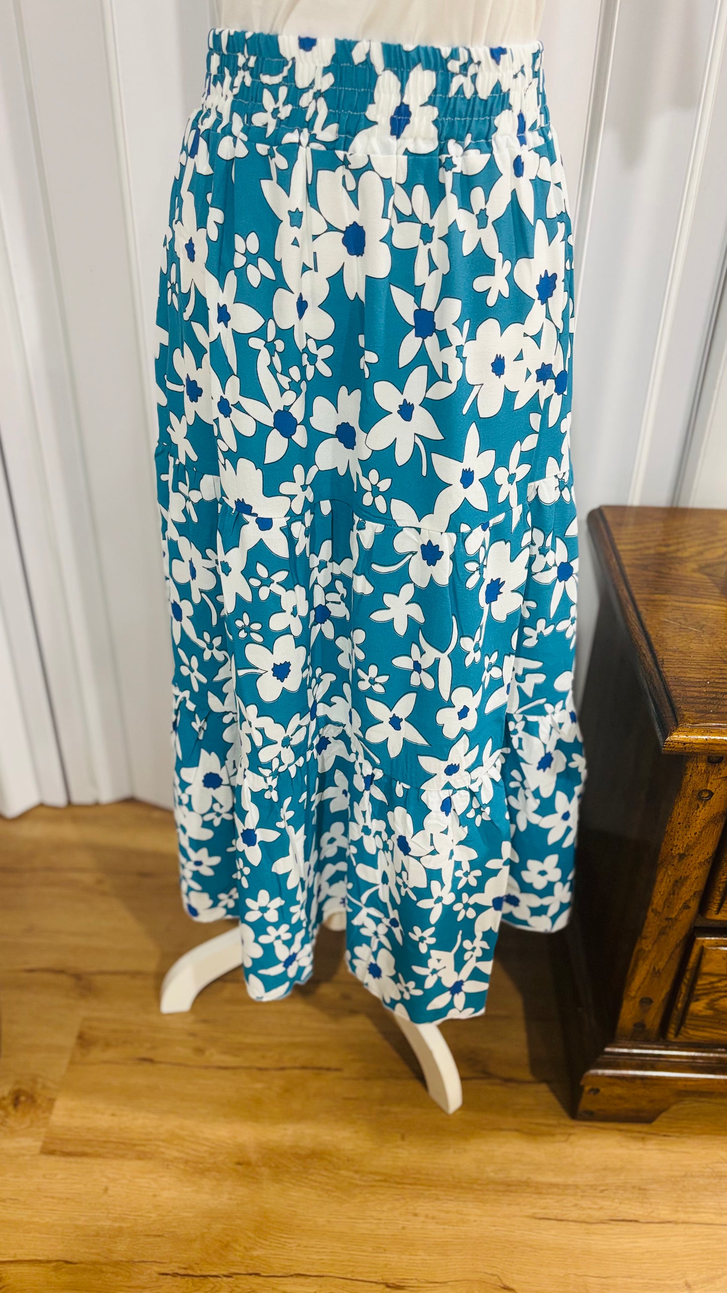 Printed Maxi Skirt