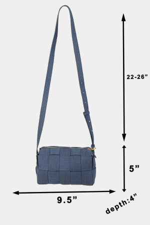 Faux Leather Shoulder Bag