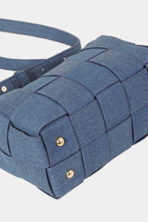 Faux Leather Shoulder Bag