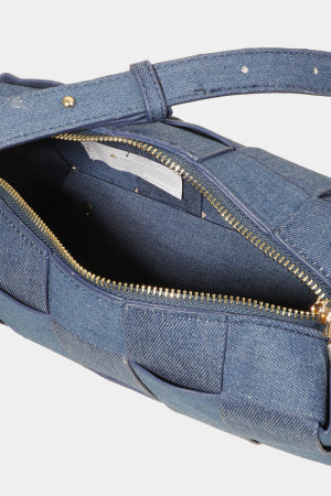 Faux Leather Shoulder Bag