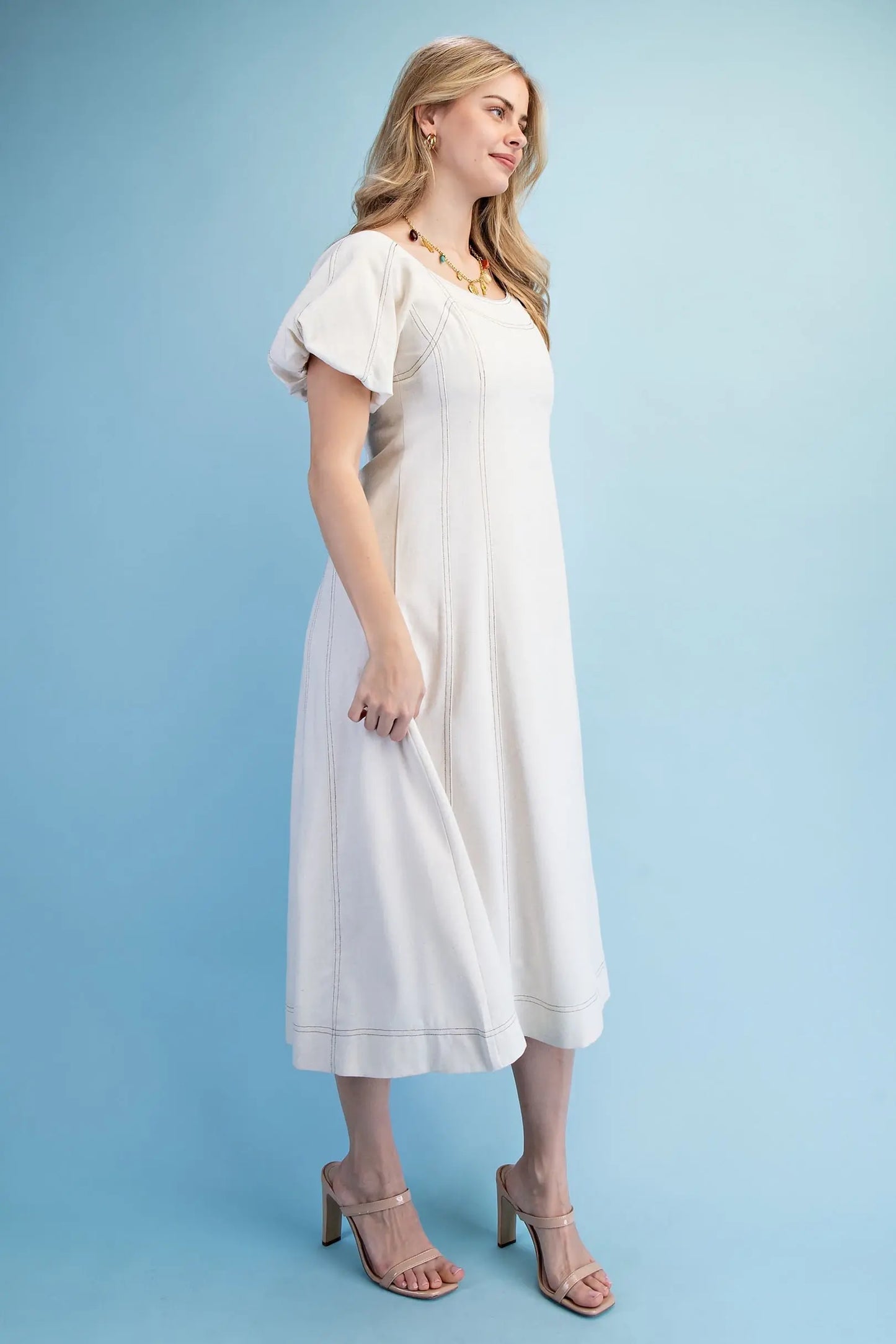Fit and Flare Midi Dress