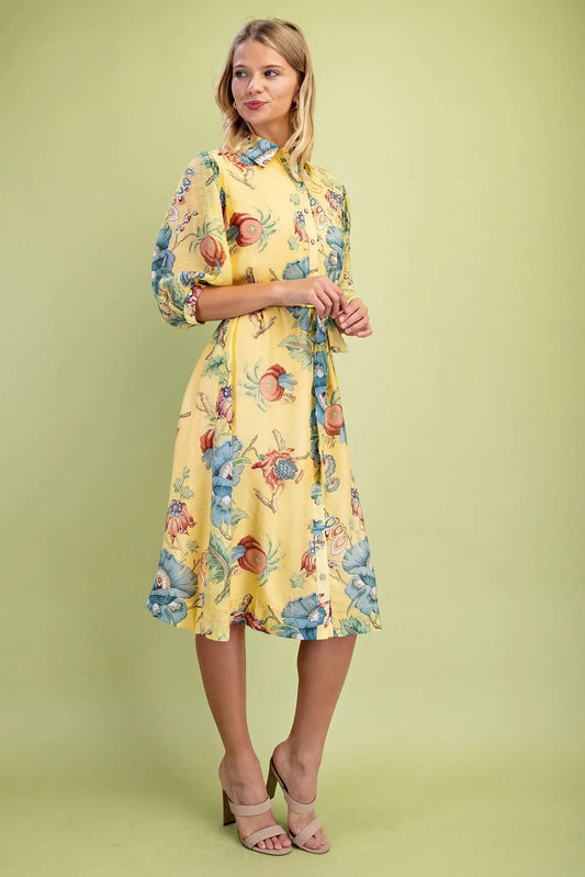 Floral Midi Dress