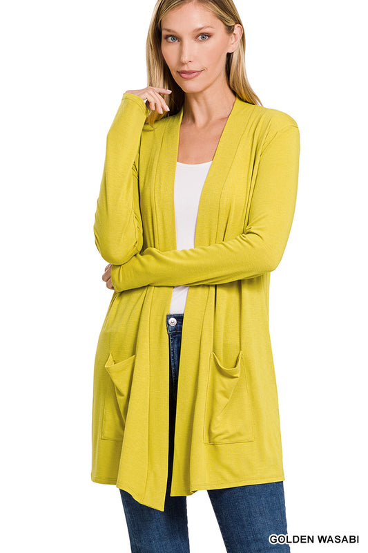 Long Sleeve Pocket Cardigan