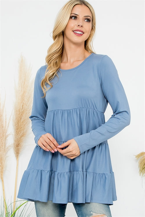 Long Sleeve tiered Top