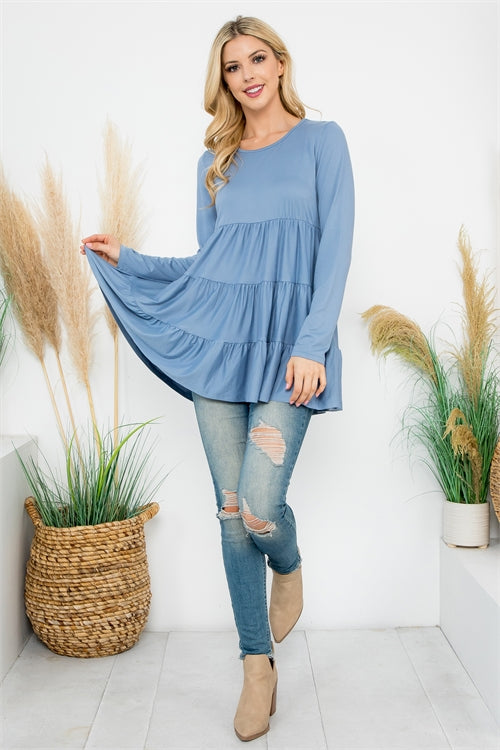 Long Sleeve tiered Top