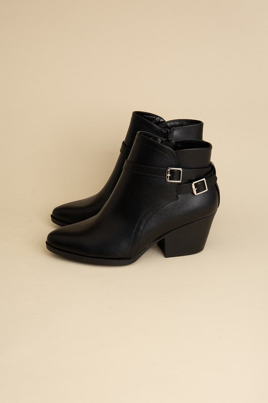 Ankle Buckle Boots