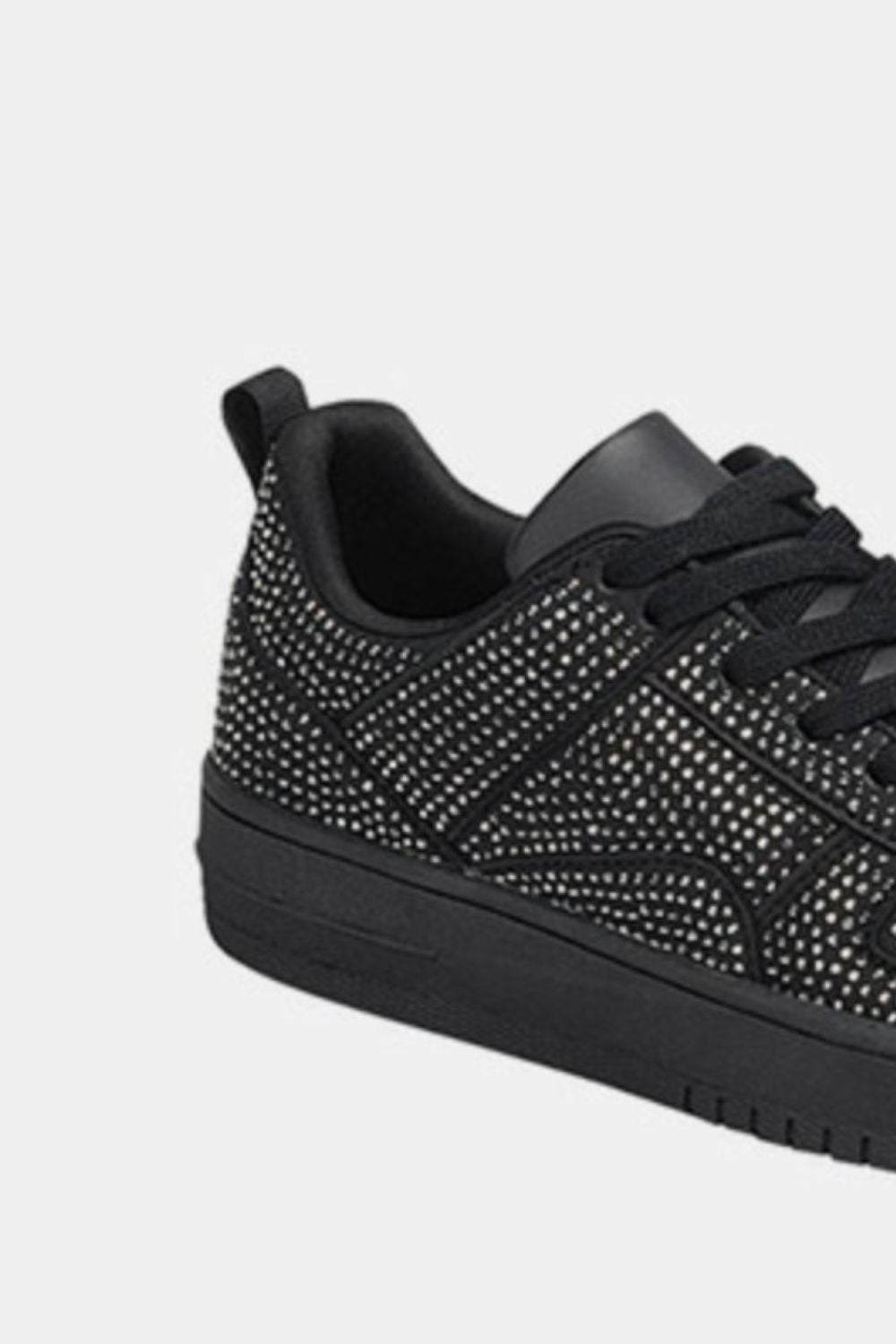 Rhinestone Black Sneakers