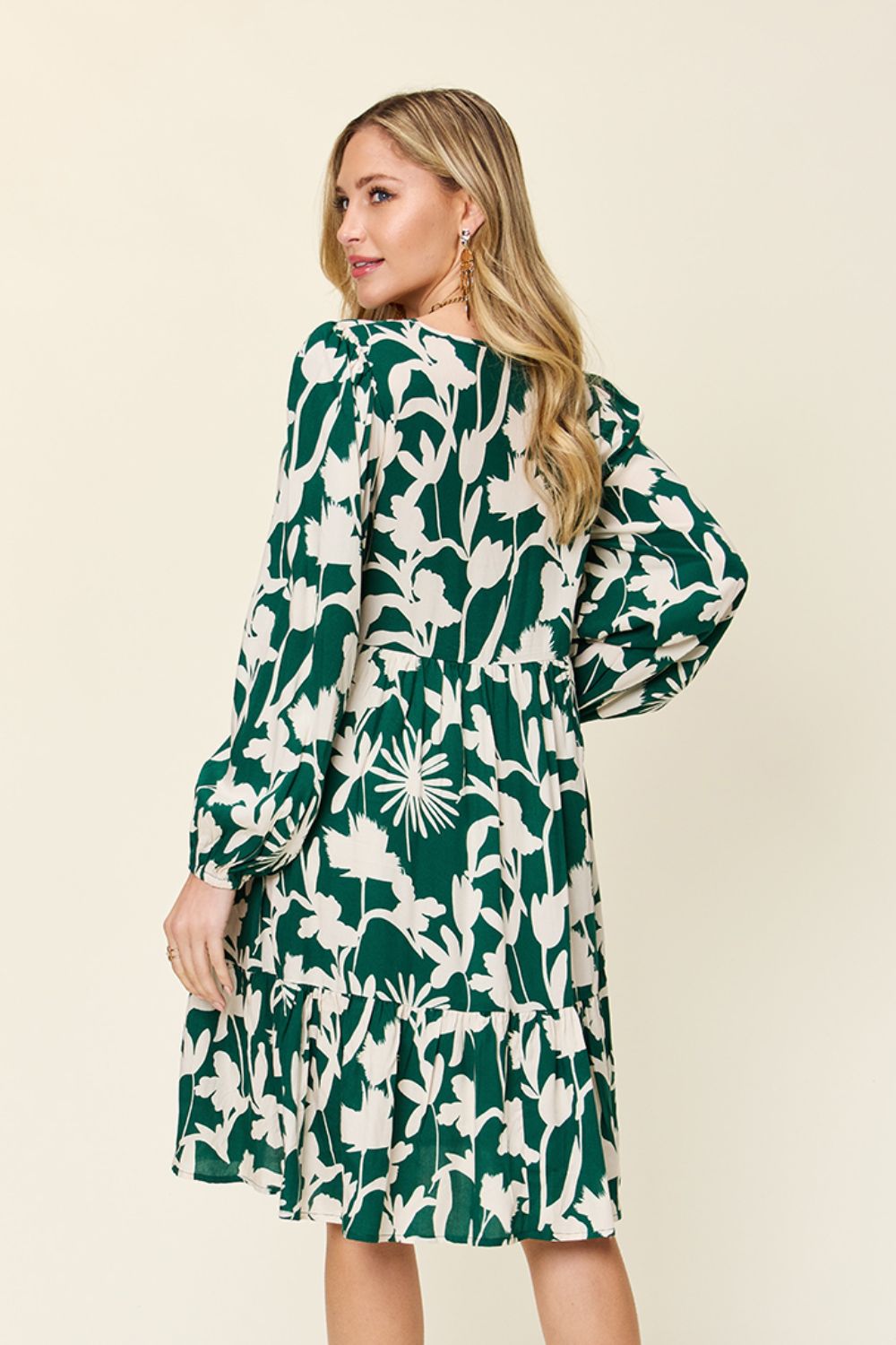 Amanda Printed Dress with Pocket