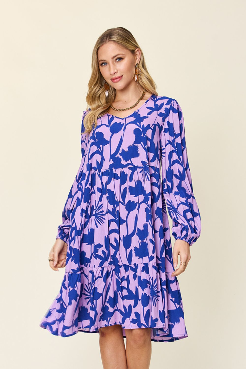 Amanda Printed Dress with Pocket