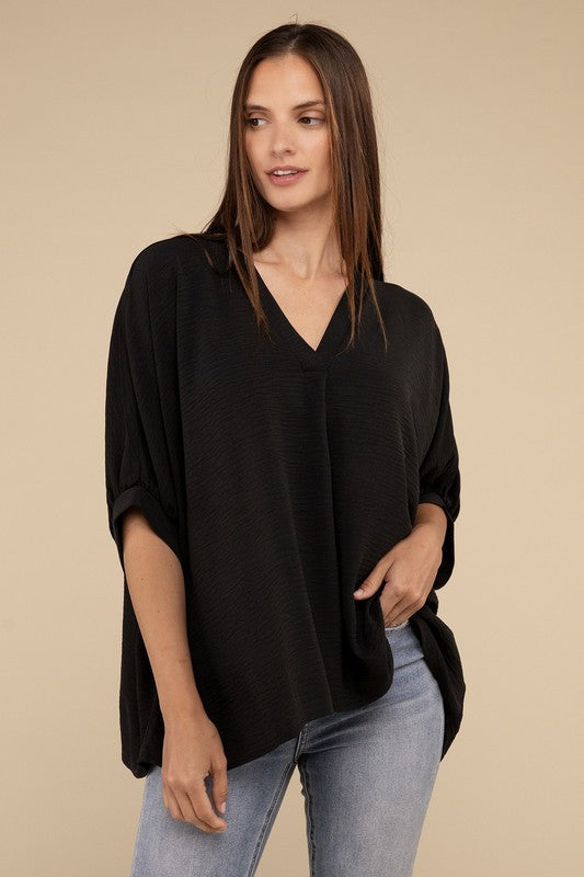 Airflow Puff Half Sleeve Top